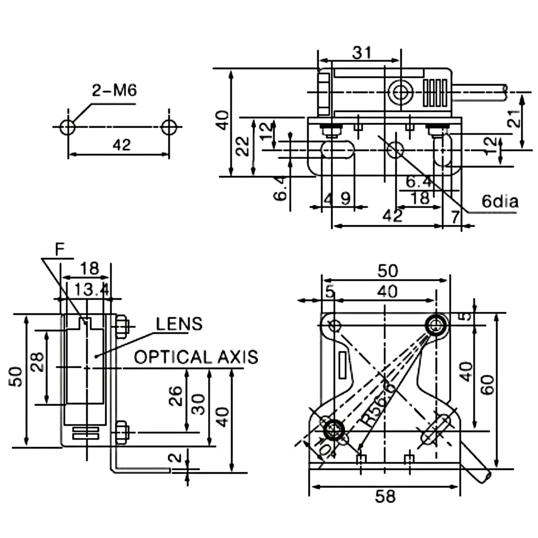 Heschen Fotoelektrischer Sensorschalter, E3JK-R4M2, 24-240VAC/12-240VDC, Reflexionsart, Erfassungsab