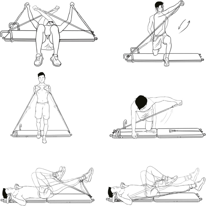 AsVIVA FB1 Liegestütz Board | Push-up Board & Fitness Board mit Liegestützgriffen, klappbar, für Hei