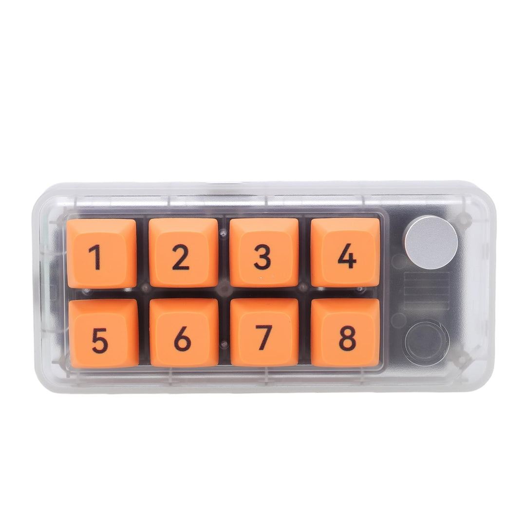 ASHATA Wired USB C Numerische Tastatur, Programmierbare Makro Tastatur, 8 Tasten Typ C Number Pad mi