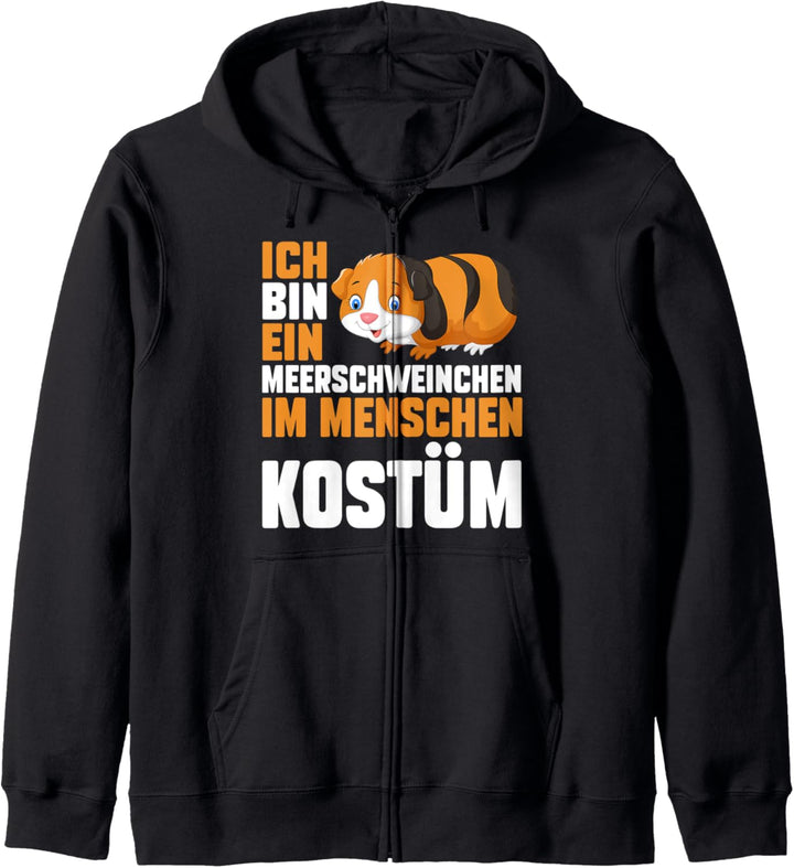Meerschweinchen Meerschweinchen Menschen Kostüm Kapuzenjacke