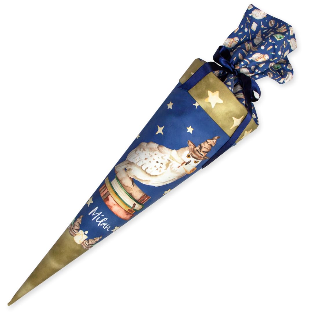 Schultüte aus Stoff Kuschel Velvet individualisierbar mit Wunschname personalisierbar 70 cm 85 cm -
