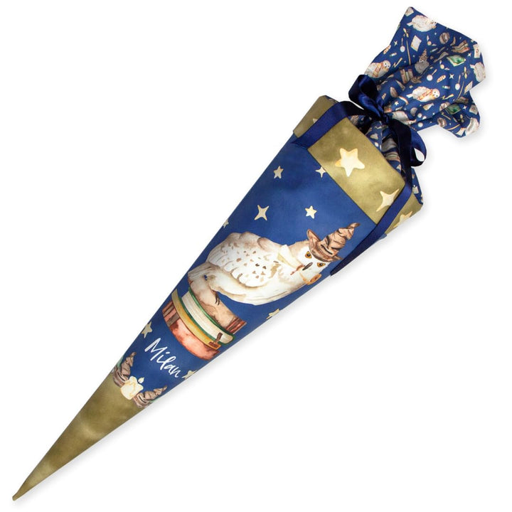 Schultüte aus Stoff Kuschel Velvet individualisierbar mit Wunschname personalisierbar 70 cm 85 cm -