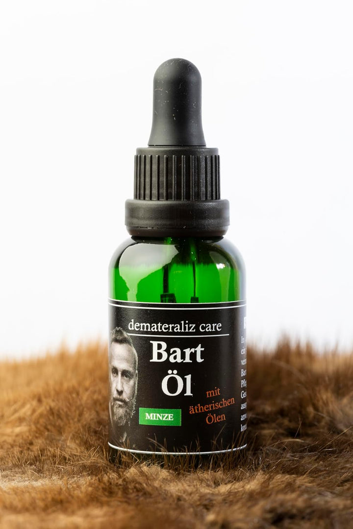 Bartöl mit ätherischen Ölen, Minze-Duft