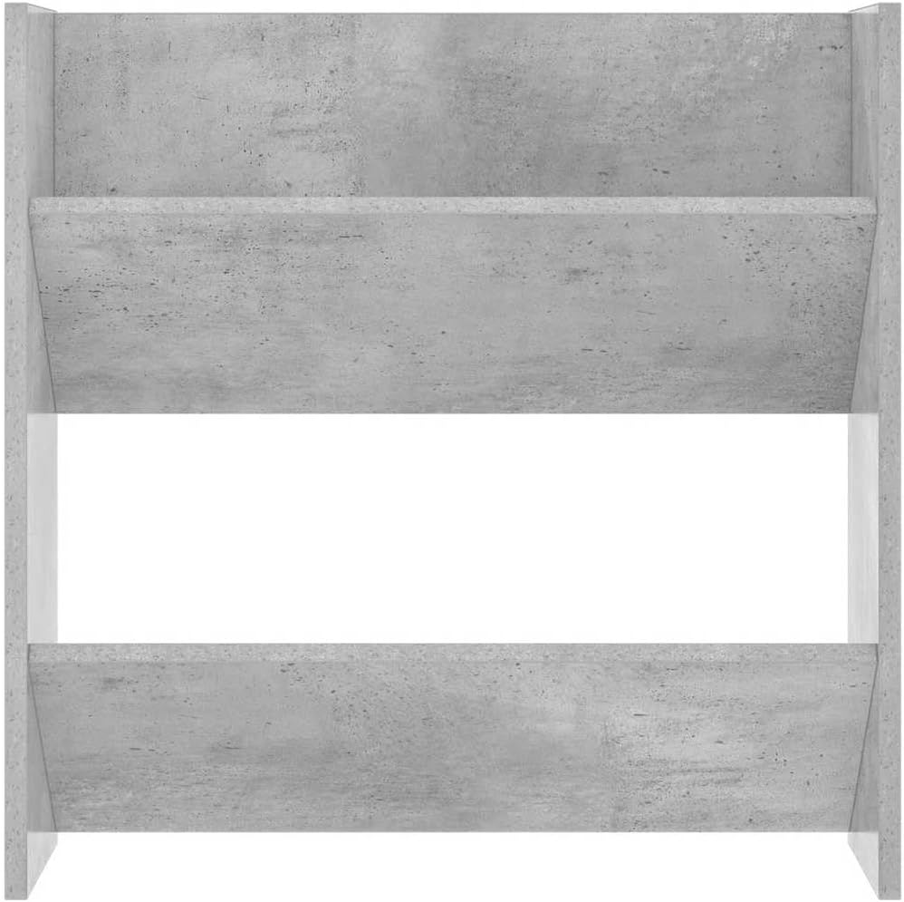 2 Stück 60x18x60 cm Wand Schuhschrank mit 2 Kippböden Schuhregal Schmal Betongrau Schuhbank Shoe Rac