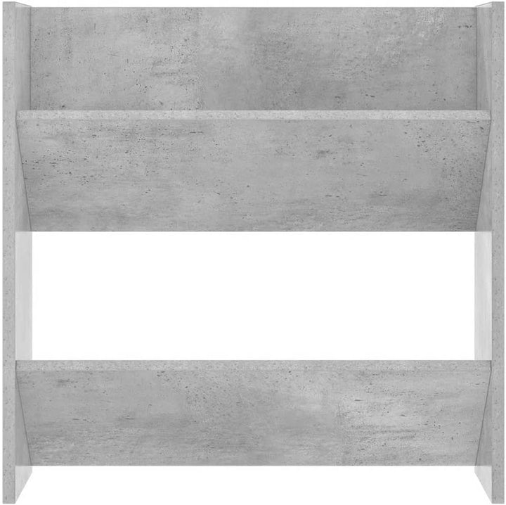 2 Stück 60x18x60 cm Wand Schuhschrank mit 2 Kippböden Schuhregal Schmal Betongrau Schuhbank Shoe Rac