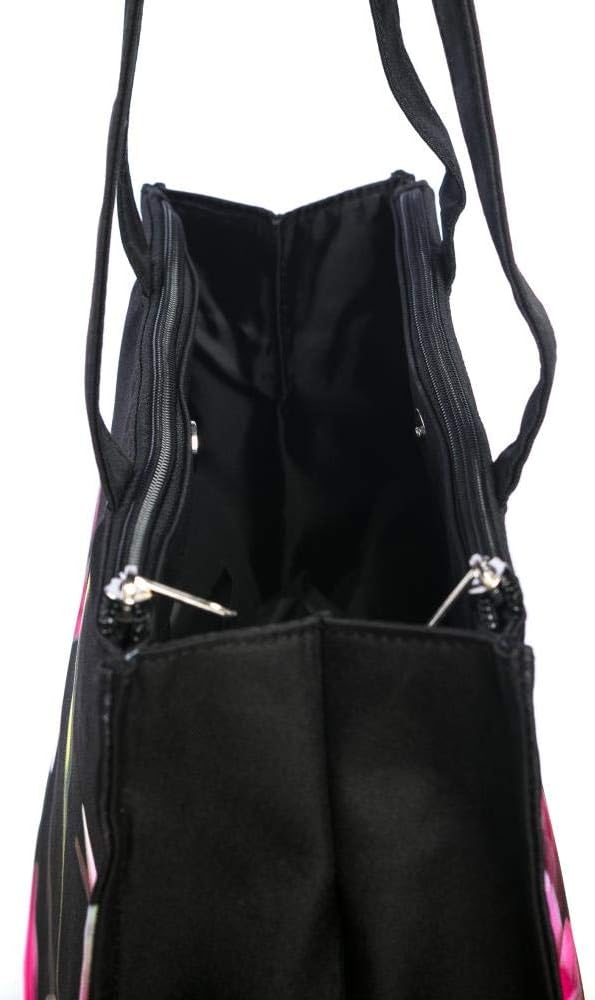 LUCKYWEATHER Shopper Einkaufstasche Twin Double Bag Damen Motiv PFERDE I Shopping Bag wasserabweisen