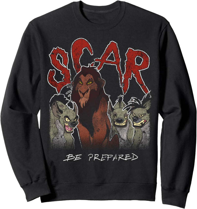 Disney The Lion King Scar And Hyenas Be Prepared Portrait Sweatshirt