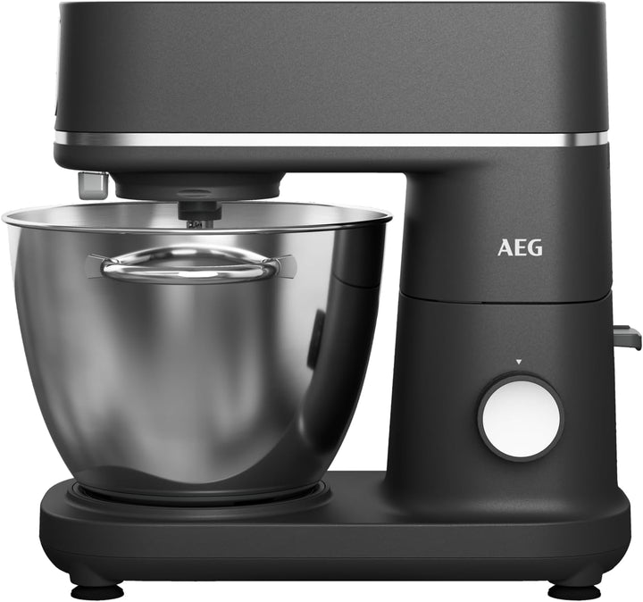 AEG Küchenmaschine KM7-1-4BPT, 1200 W, 10 Geschwindigkeitsstufen, Perlschwarz
