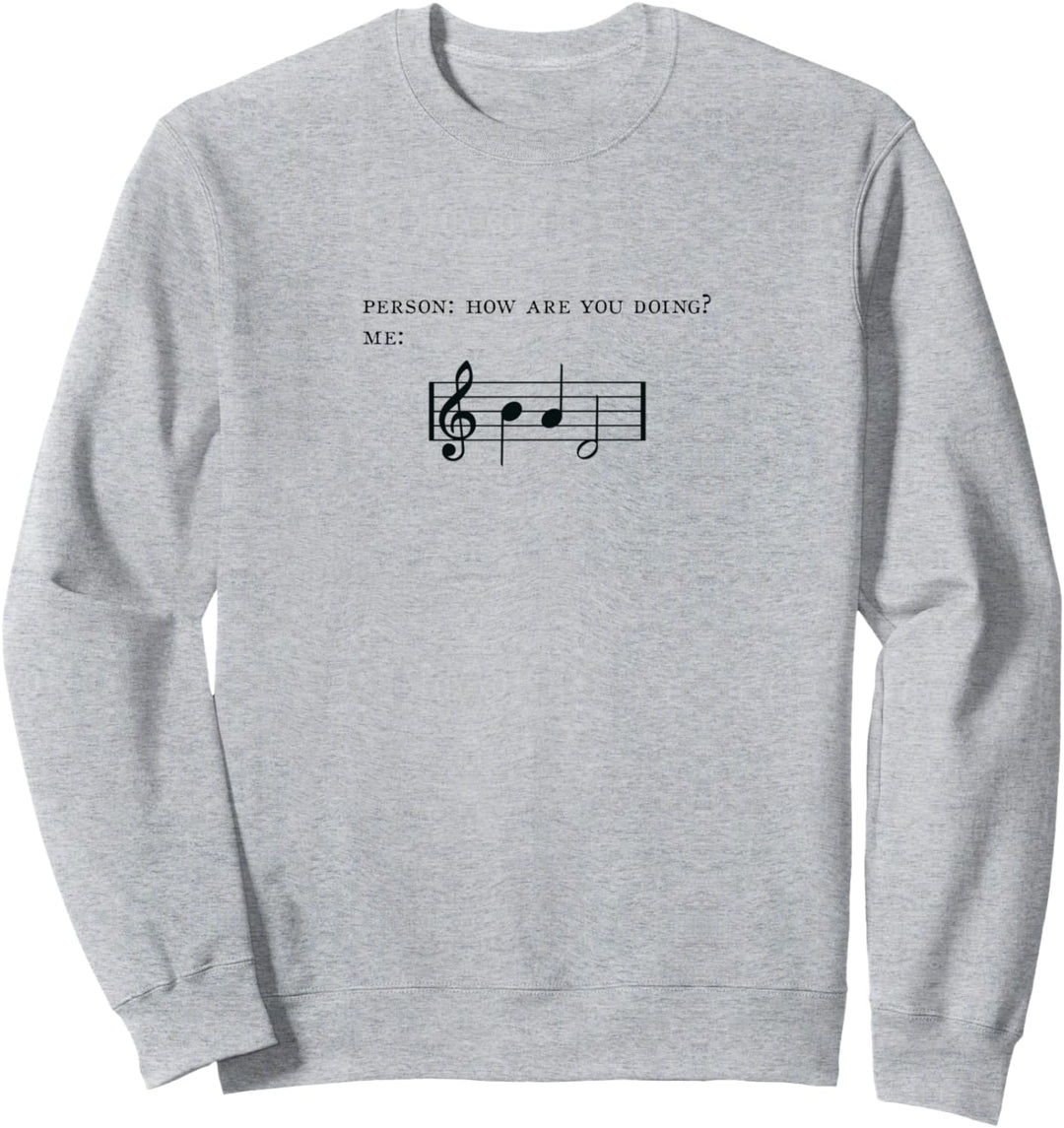 Musik Theorie Komponist Noten Klavier Sweatshirt