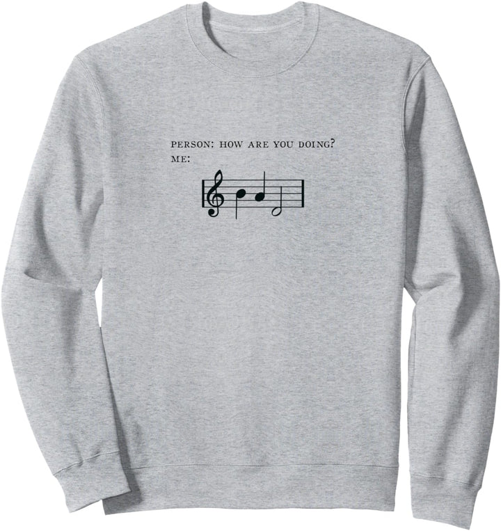 Musik Theorie Komponist Noten Klavier Sweatshirt