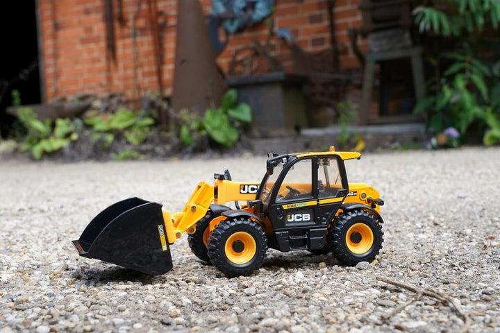 Britains 43325 AGRIXTRA Loadall Bauernhofspielzeug – Teleskopgriff JCB AGRI Truck – Sammelbares Trak