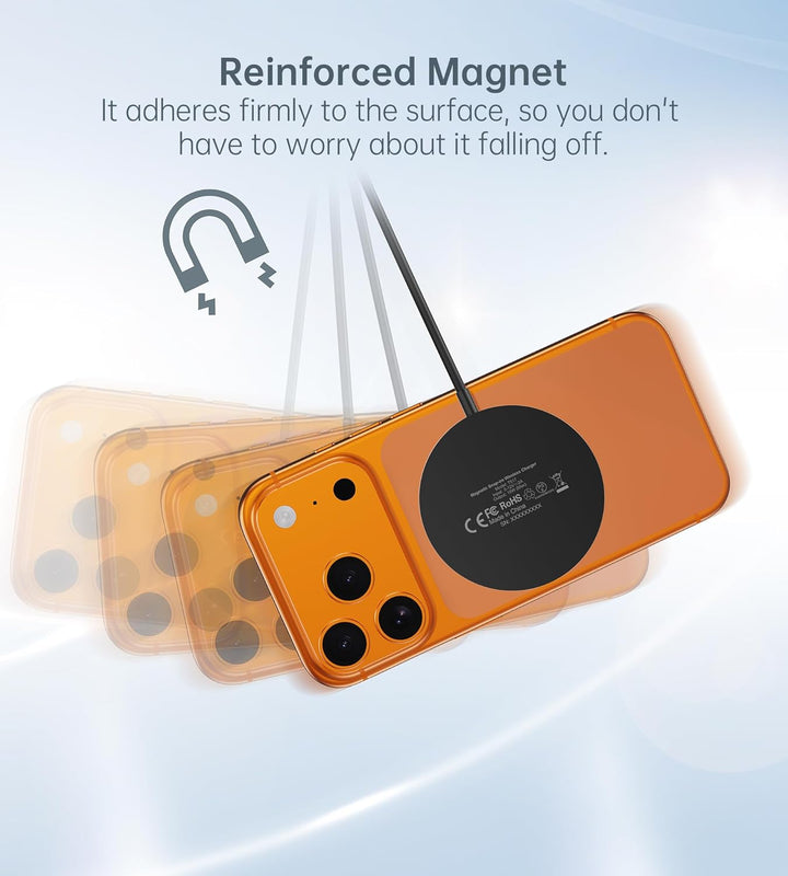 Mag Safe Ladegerät, Wireless Charger induktive ladestation, Magnetisch Induktionsladegerät, Kabellos