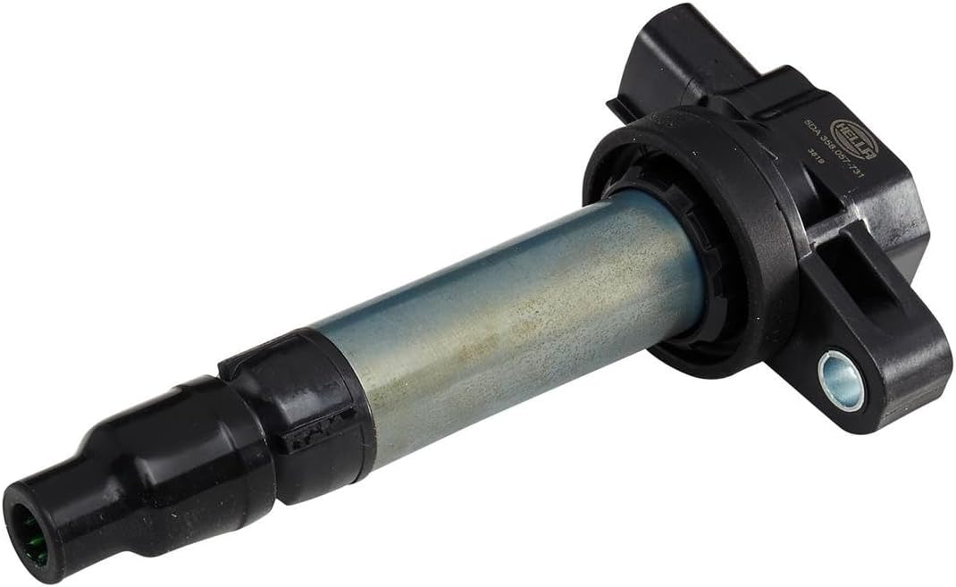 HELLA 5DA 358 057-731 Zündspule - 3-polig - Kerzenschachtzündspule - geschraubt