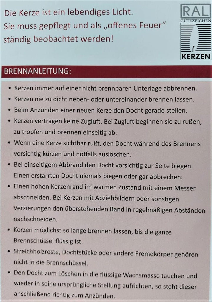 Taufkerze Kommunionkerze Junge Mädchen 250/70 mm VT-01 inkl. Zubehör für selbstbeschriften