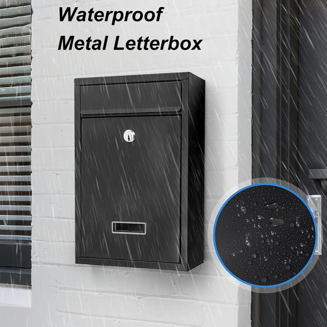 Wandbriefkasten, Briefkasten für aussen, wasserdichter Wandpostkasten für Briefe Stilvolle sichere P