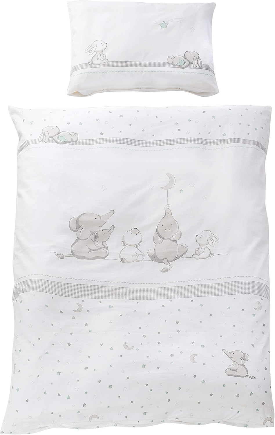 roba Kinderbettwäsche 100 x 135 cm Sternenzauber - Bettwäsche Set für Mädchen & Jungen - Decken & Ki