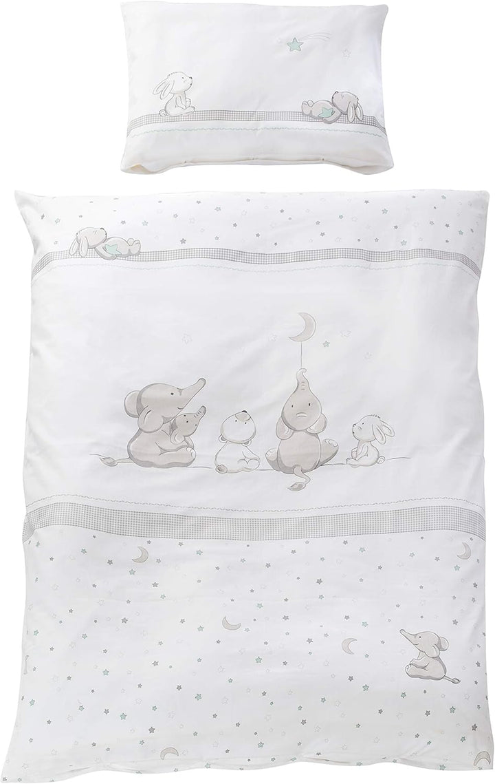 roba Kinderbettwäsche 100 x 135 cm Sternenzauber - Bettwäsche Set für Mädchen & Jungen - Decken & Ki