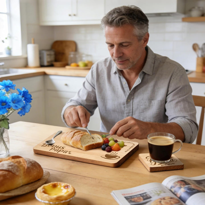 Geschenke für den Stiefvater – zum Vatertag und zum Geburtstag Bonus Papa, Bonus Papa