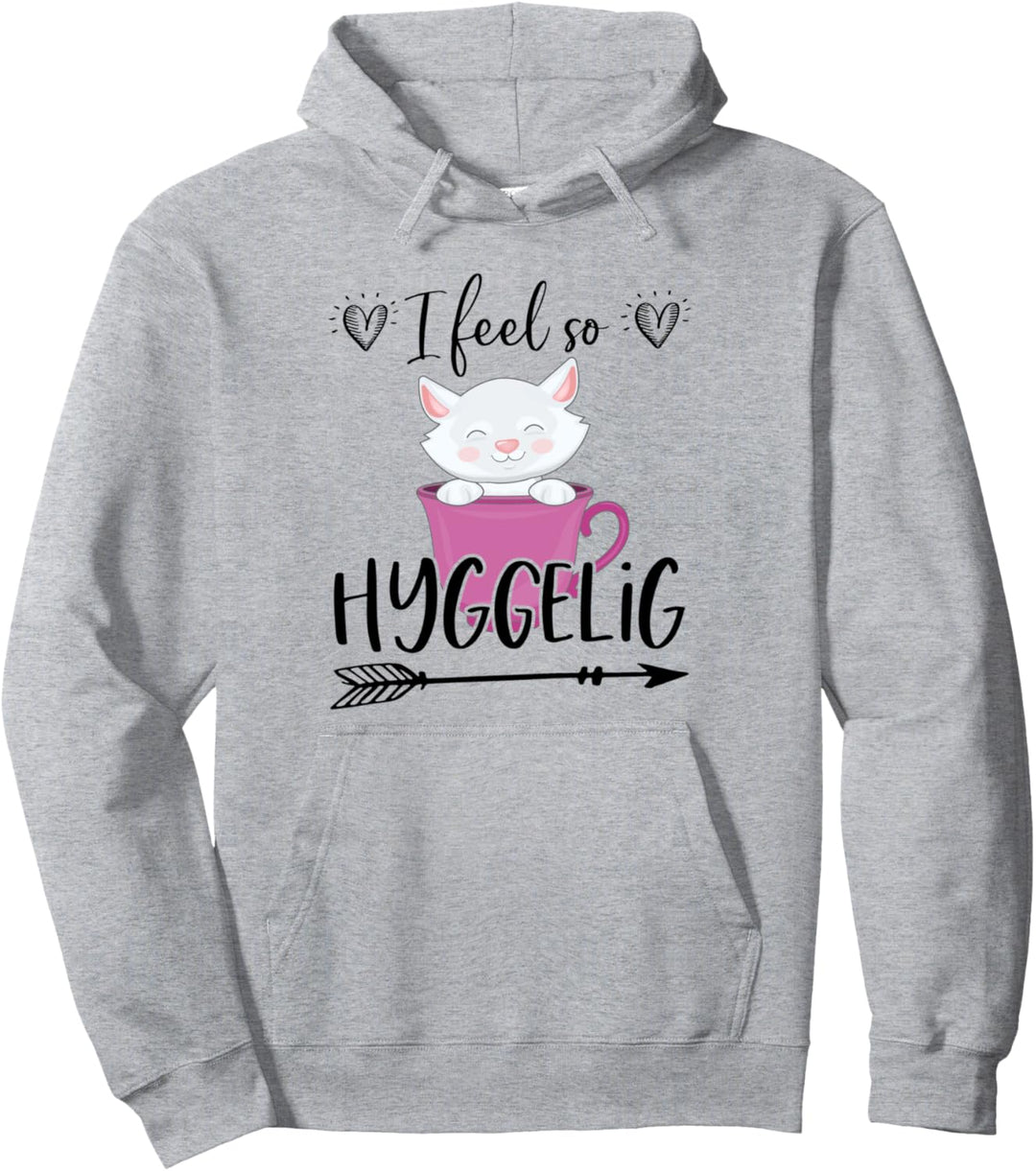 Süsses Dänemark Hygge und Hyggelig Design - I feel hygge Pullover Hoodie