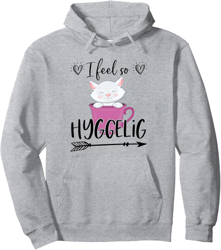 Süsses Dänemark Hygge und Hyggelig Design - I feel hygge Pullover Hoodie