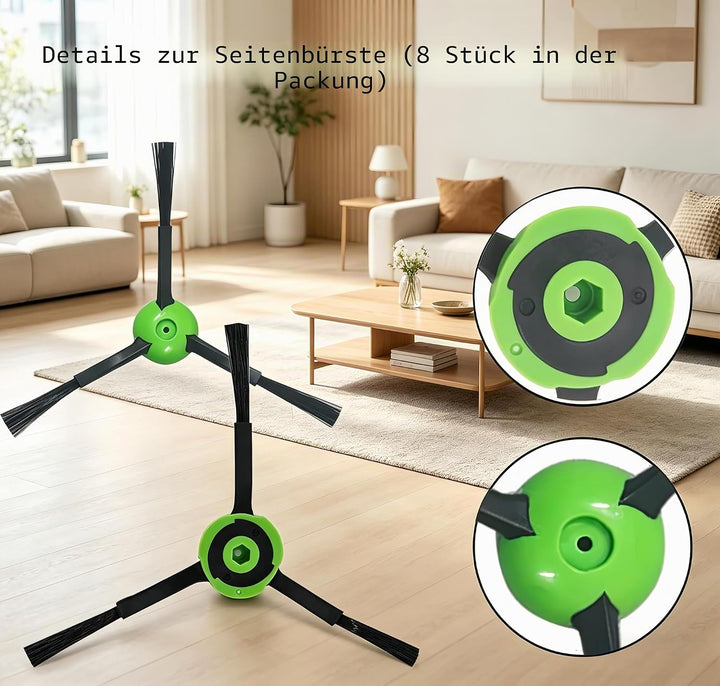 JoyBros Ersatzteil-Zubehör, kompatibel mit iRobot Roomba E5 E6 E7 i7 i7 i6 i8 i3 i4 Plus 3150 E & I