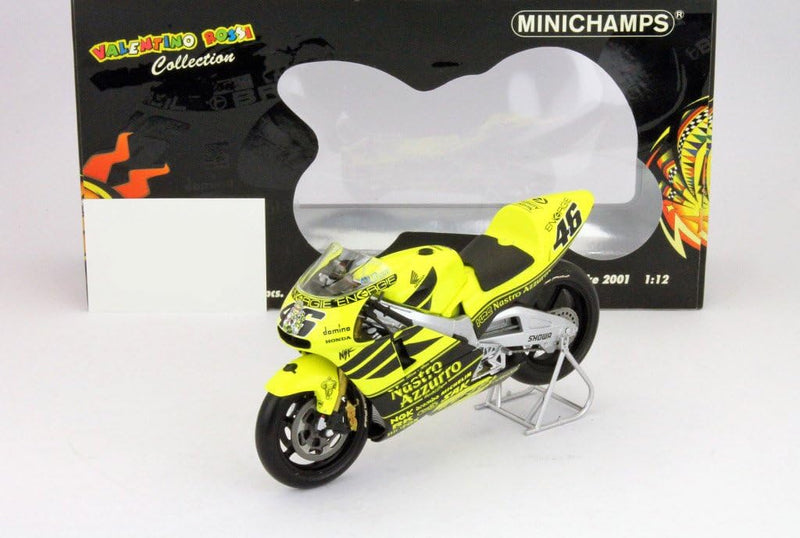 Minichamps 122016946 - Honda NSR 500 - Valentino Rossi, GP 500 Pre-Season Testbike, Massstab: 1:12