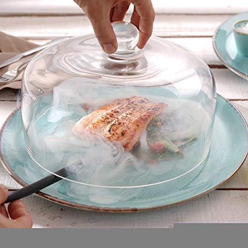 Glasglocke/Glashaube mit Knopf - Ø 27,5 cm - Höhe 15 cm - Kuchenhaube, Tortenglocke, Käseglocke, Gla