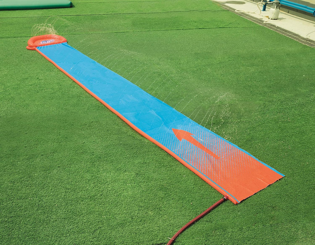Bestway H2oGo Wasserrutsche Single, 549 cm, Mehrfarbig Single Lane No Ramp, Single Lane No Ramp