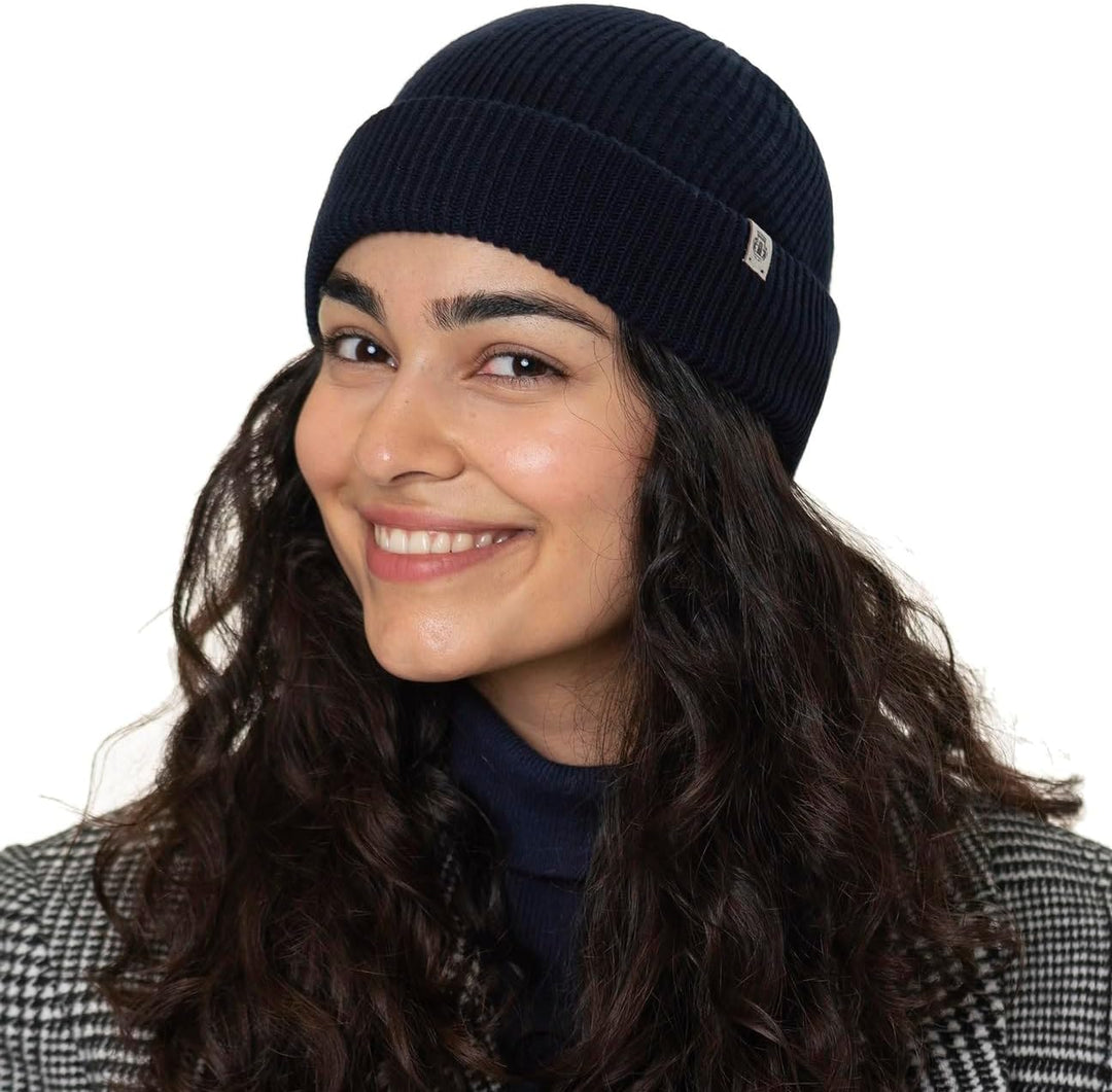 Roeckl Damen Essentials Umschlagmuetze Mütze 53-59 Dunkelrot, 53-59 Dunkelrot