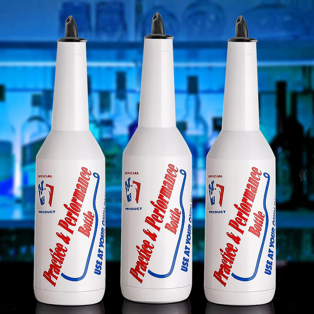 SuproBarware Flair Bottle 3er-Set – Cocktail-Shaker, Trainingsflasche, Flair Barkeeper-Übungs- und L