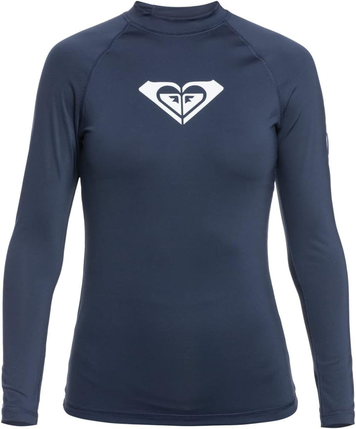 Roxy Damen Whole Hearted Ls Rx Rashguard (1er Pack) L Mood Indigo, L Mood Indigo