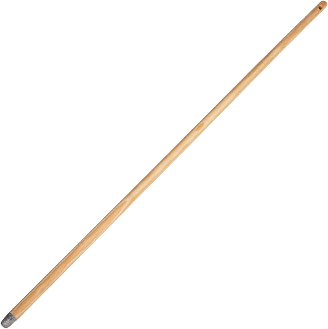 Novaliv Gerätestiel Holz 130 cm mit Gewinde 24 mm Holzstiel Universalstiel Stab Ersatzstiel Besensti
