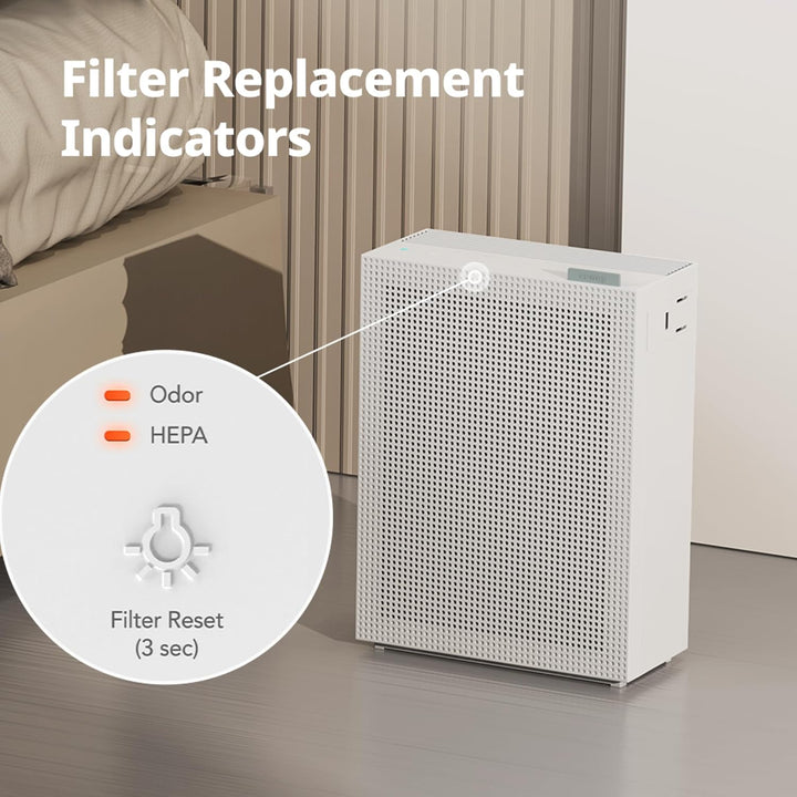 Coway Airmega 150 Luftreiniger Ersatzfilter-Set, True HEPA, Aktivkohlefilter, Schwarz, 3 Piece, 2 Fi