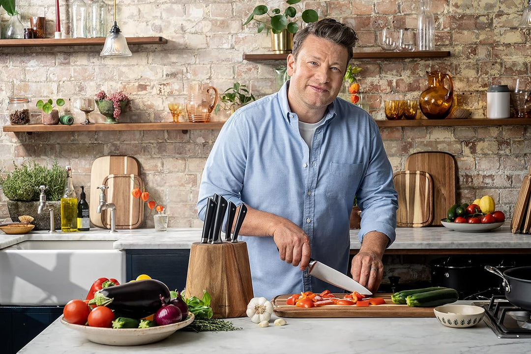 Jamie Oliver by Tefal K26810 Schneidebrett Gr. L | 49 x 28 x 2,2 cm | Akazienholz | FSC-zertifiziert
