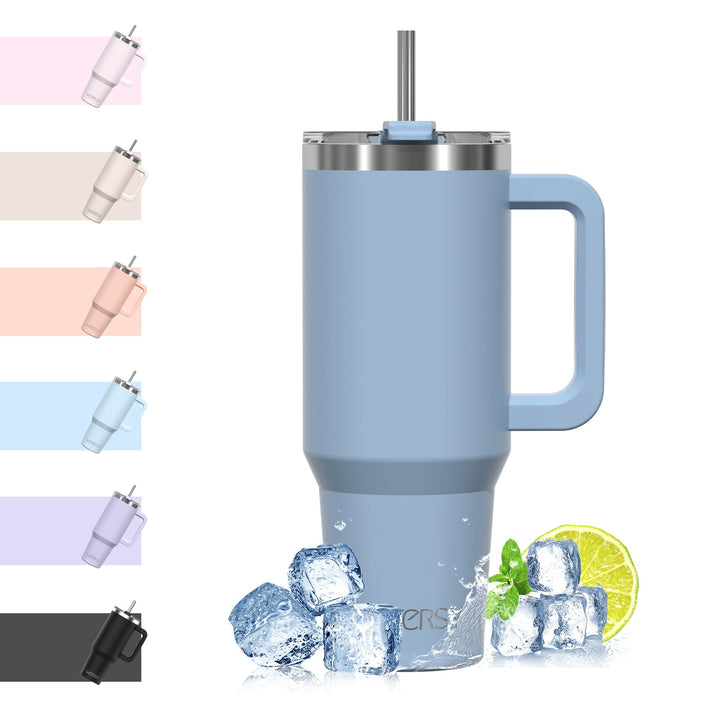 WATERSY 40oz Kaffeebecher to Go Thermobecher Doppelwandiger Edelstahl Vakuum Auslaufsicher Trinkbech