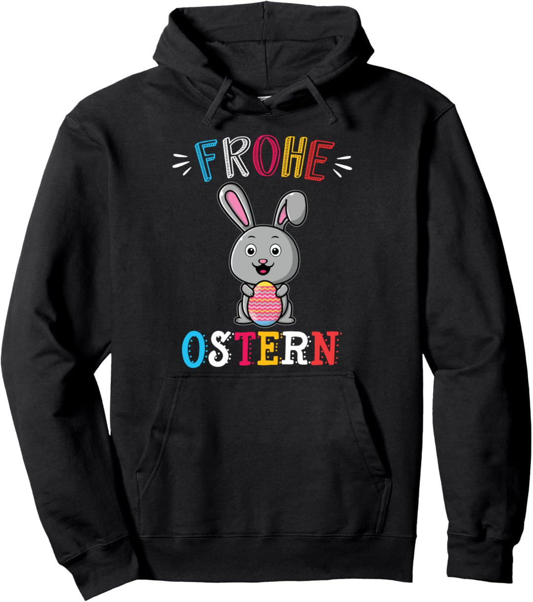 Lustig Oster Hase Kinder Osterhase Jungen Mädchen Ostern Pullover Hoodie