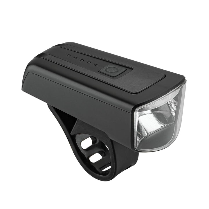 AXA Fahrradlicht Dwn 100 Lux – USB Aufladbar – 20 Stunden Leuchtdauer – Batterieanzeige – StVZO Zuge