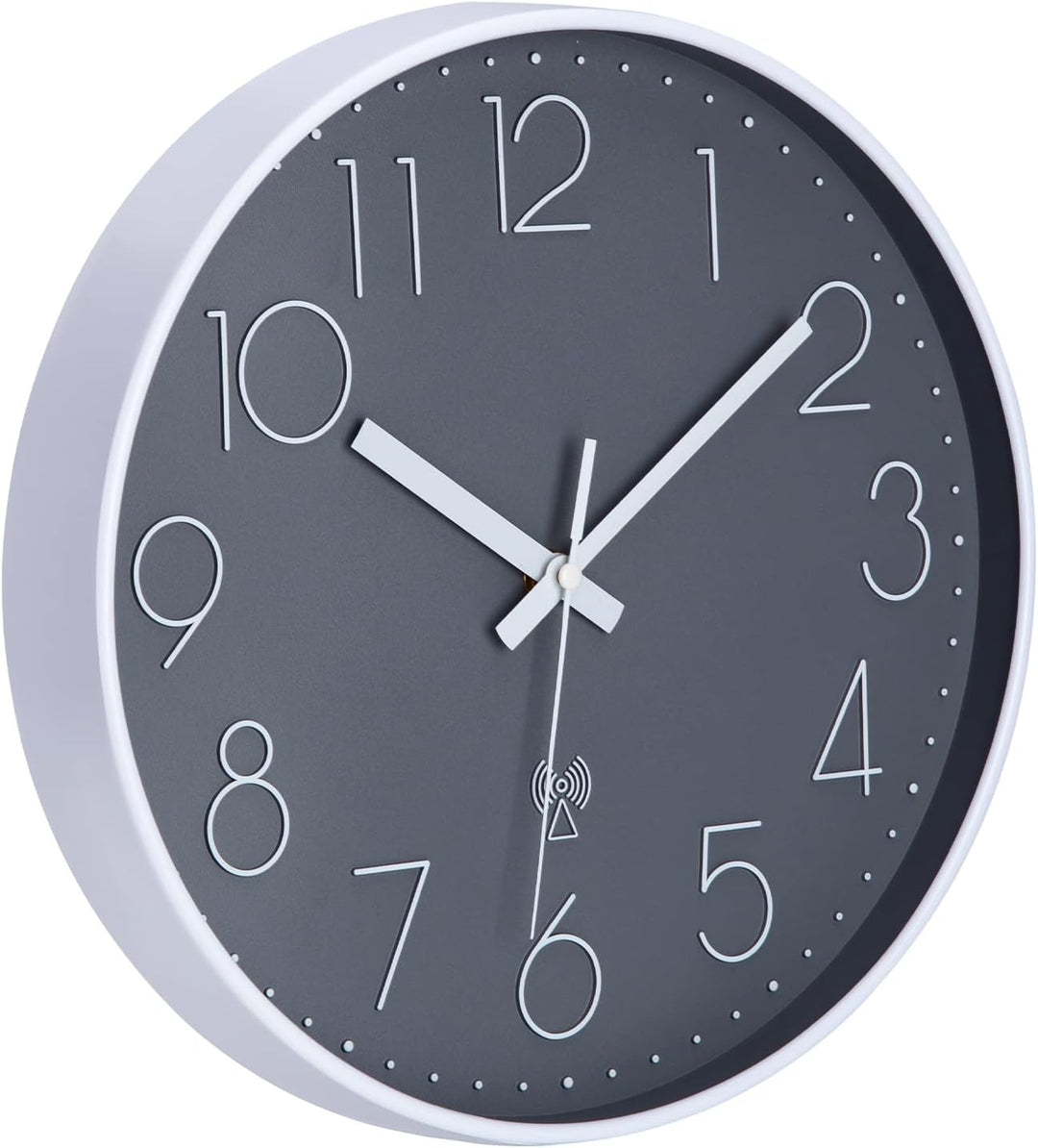VIVILINEN Funkuhr geräuschlos Wanduhr Ohne Tickgeräusche Modern Funkwanduhr Lautlos Wanduhr Nicht Ti