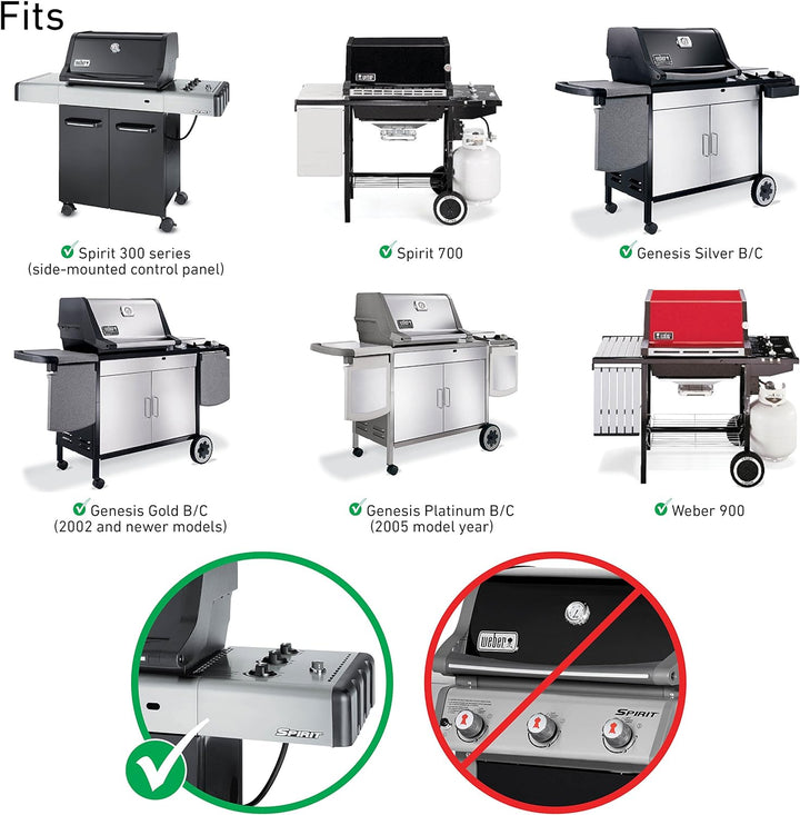 Weber 7536 Flavorizer Bars f r Spirit 300-Serie, 5 St ck 22,5-Zoll-Version, 22,5-Zoll-Version