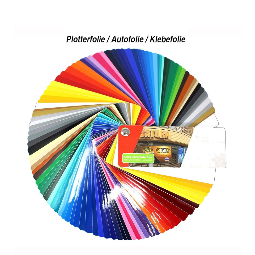 Finest Folia 25x Din A4 Bögen 29,7x21cm 751C Selbstklebende Plotterfolie Bastelfolie (Metallic, 25er