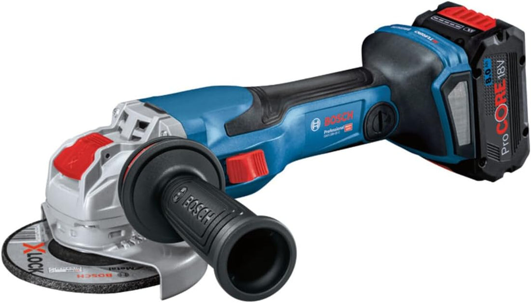 Bosch Professional 18V System BITURBO Akku-Winkelschleifer GWX 18V-15 C mit X-LOCK (inkl. Schutzhaub