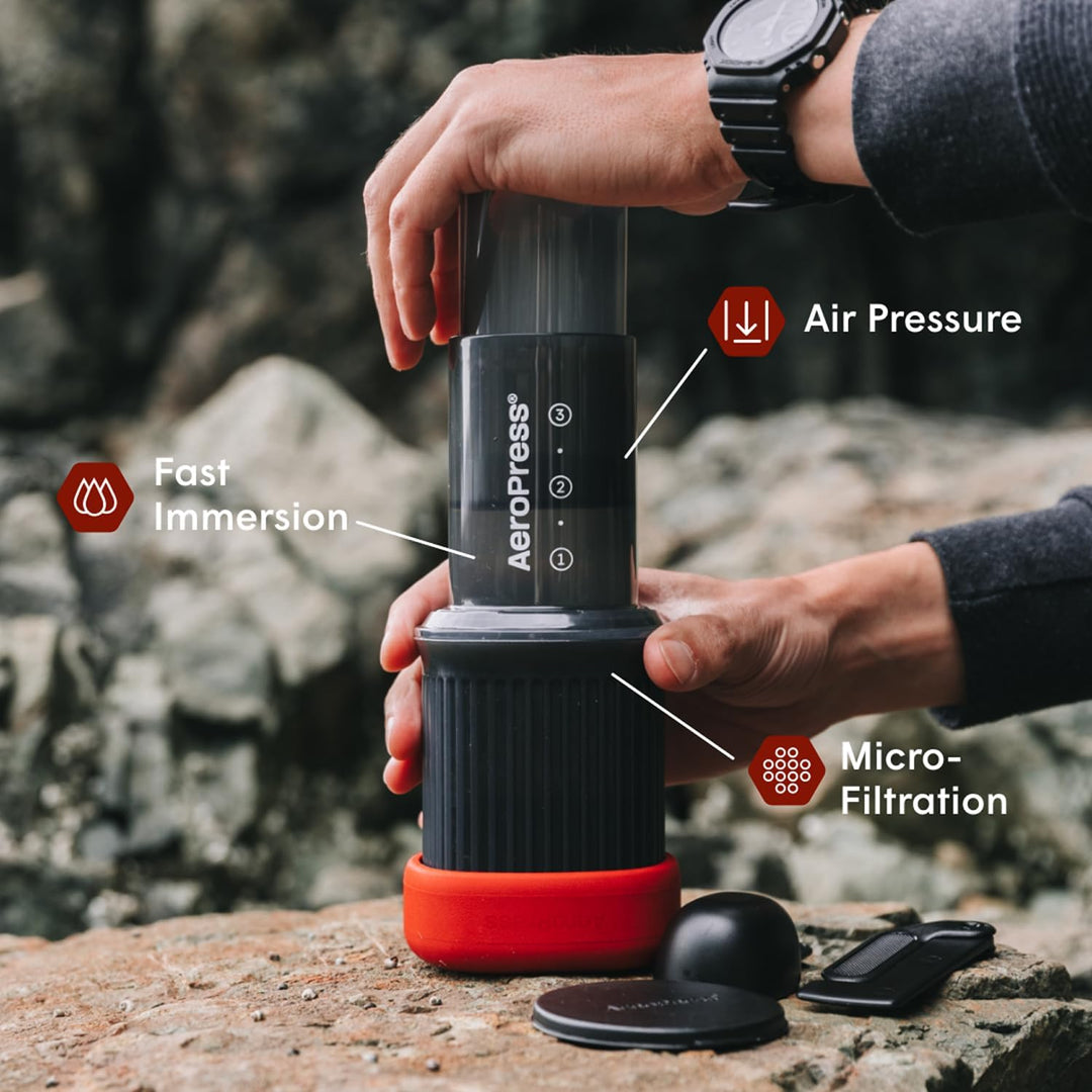 AeroPress 10R11 Go, plastik, 8 ounces,