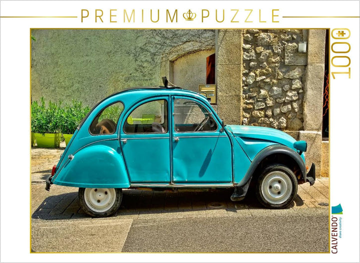 CALVENDO Puzzle Citroën 2CV - die Ente 1000 Teile Lege-Grösse 64 x 48 cm Foto-Puzzle Bild von Peter