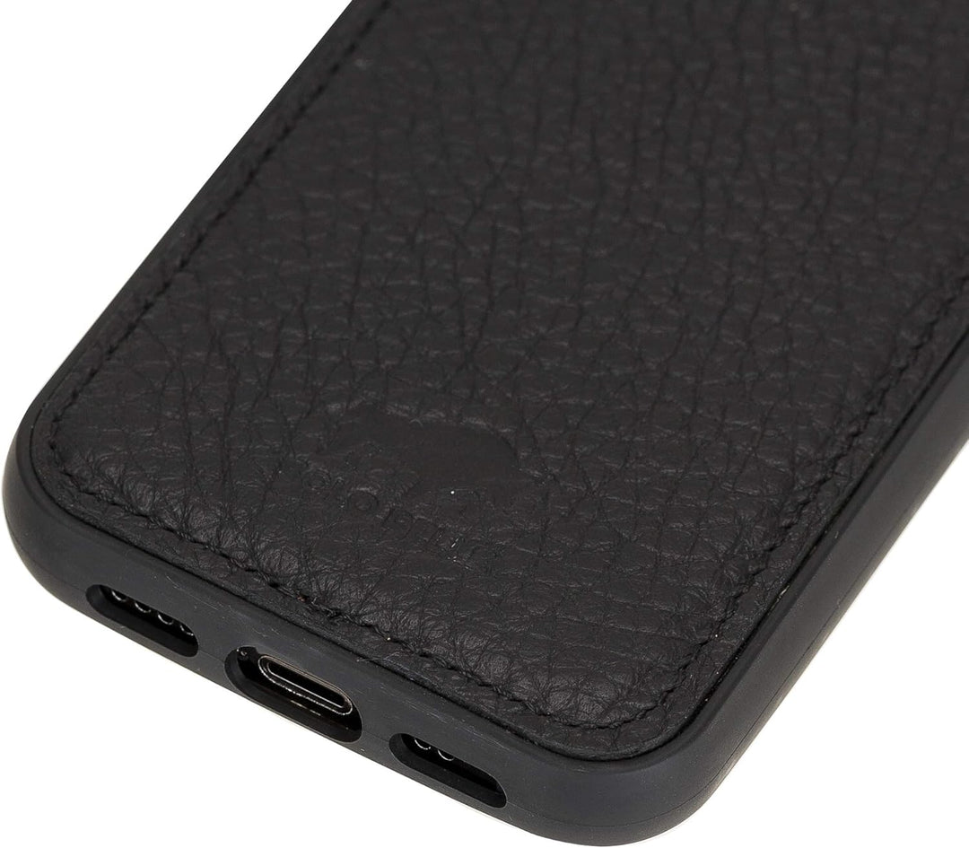 Solo Pelle Lederhülle für das iPhone 12 Mini in 5.4 Zoll Stanford Case Leder Hülle Ledertasche Backc