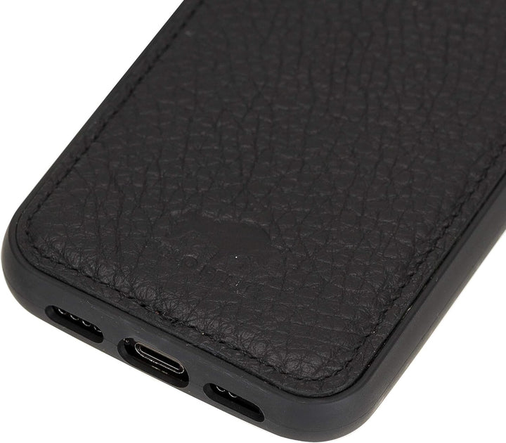 Solo Pelle Lederhülle für das iPhone 12 Mini in 5.4 Zoll Stanford Case Leder Hülle Ledertasche Backc