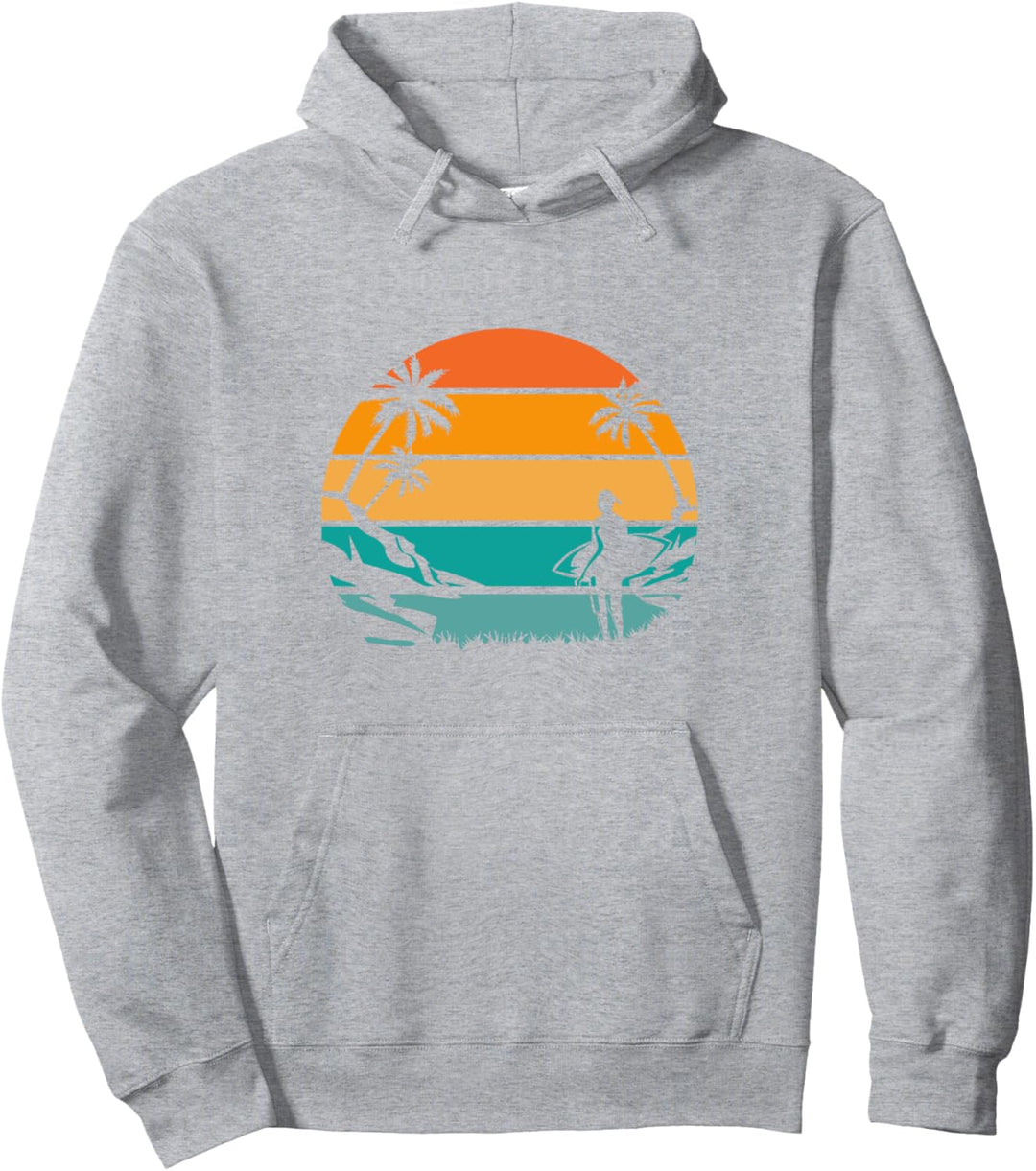 Surfer Spruch Geschenk Retro Look Surfing Geschenkidee für S Pullover Hoodie