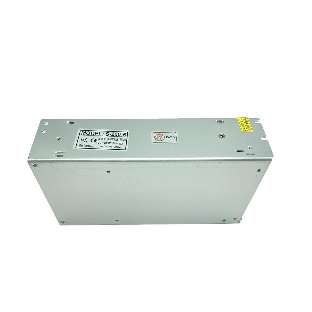 LianShi 5V 40A 200w Universal Schaltnetzteil geregelter Transformator urzschluss und Überstromschut