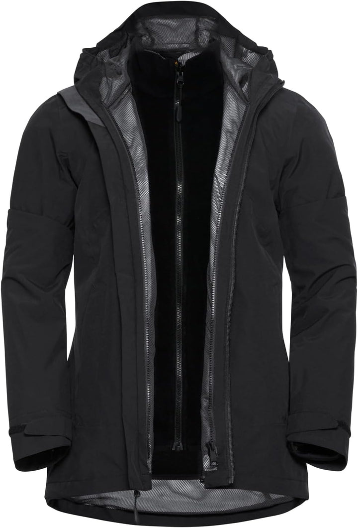 Jack Wolfskin Damen Moonrise 3in1 Jkt W Jacket XS Schwarz, XS Schwarz