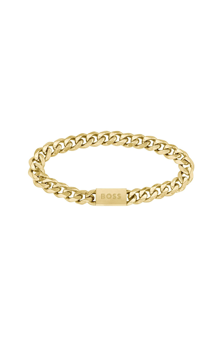 BOSS Jewelry Gliederarmband für Herren Kollektion CHAIN FOR HIM Gelbgold - 1580403M