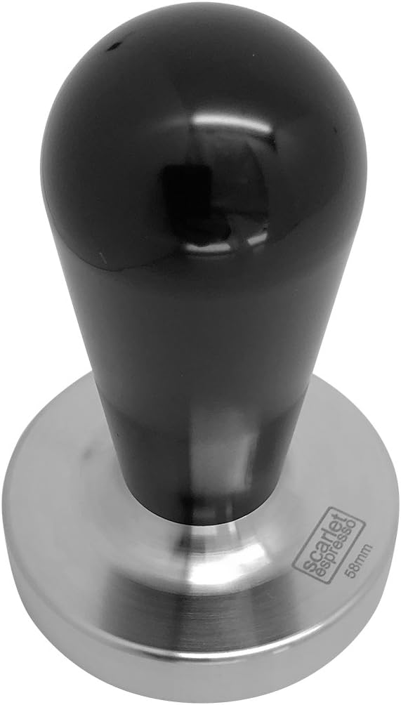 scarlet espresso | Tamper »Elegante« für Barista; mit ergonomischem Griff aus Aluminium und präzisio